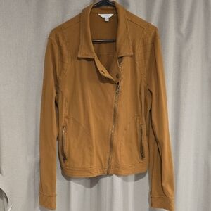 Time and Tru Women's Brown Utility Motorcross Style Jacket